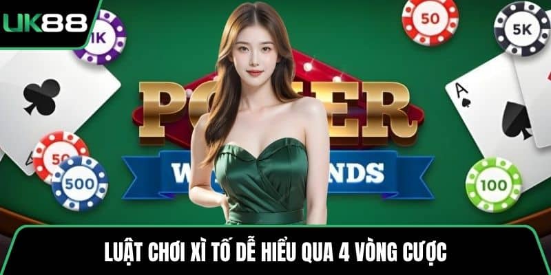 Luật chơi Xì Tố dễ hiểu qua 4 vòng cược